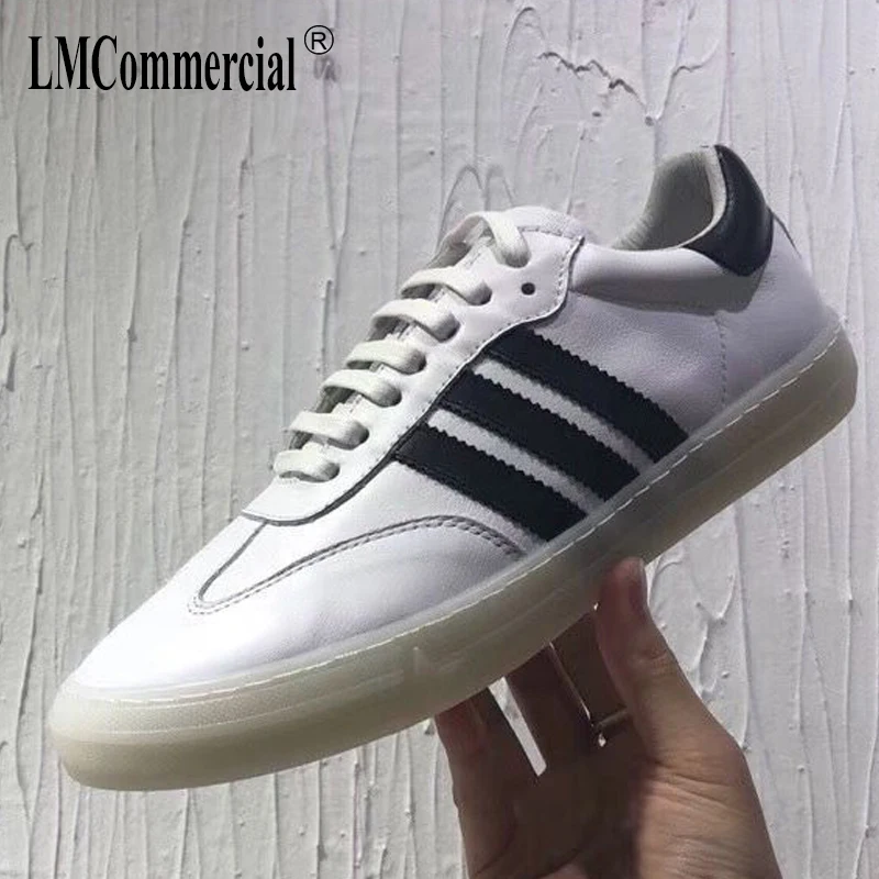

spring autumn summer Genuine leather all-match cowhide breathable sneaker fashion boots men's casual shoes Leisure shoes men