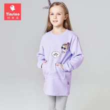 Tinsino Children Girls Winter Dresses Girls Fashion Thickening Dress Kids Girl Autumn Sweatshirts Dress Girls Brand Clothing