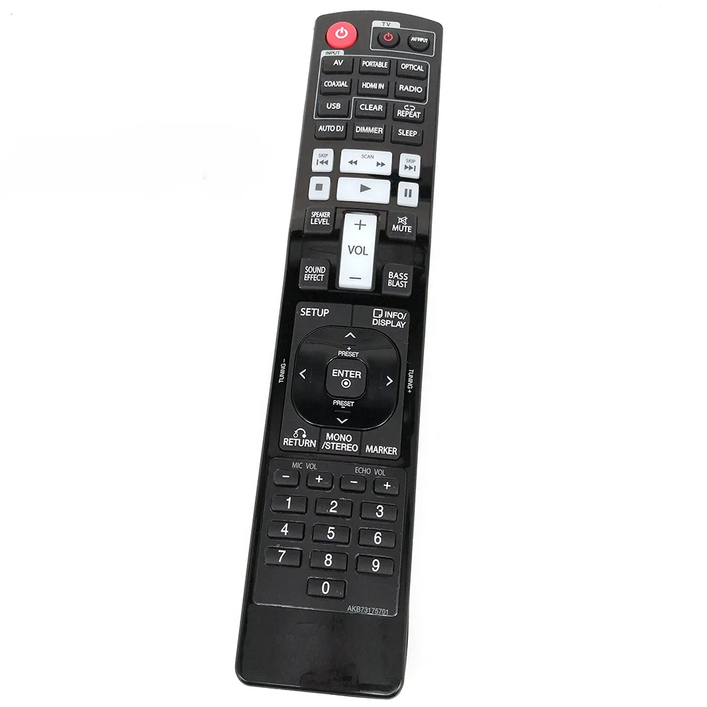 Пульт дистанционного управления подходит для LG AKB73175701 Радио DVD AUX ТВ тюнер плеер