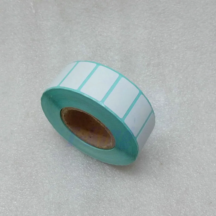 Thermal Label Sticker 40*15mm 1500 Pcs/Roll Direect Thermal Print For Supermarket Price Label Logistics Direct Print