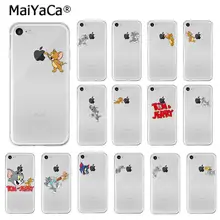 MaiYaCa Том и Джерри ТПУ Мягкий силиконовый чехол для телефона чехол для Apple iPhone 8 7 6 6S Plus X XS MAX 5 5S SE XR мобильных телефонов
