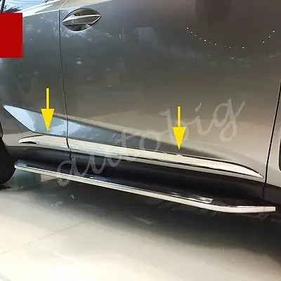 

Chrome Door Body Molding FOR Lexus NX200t NX300h 2015 2016 Strips Accessories