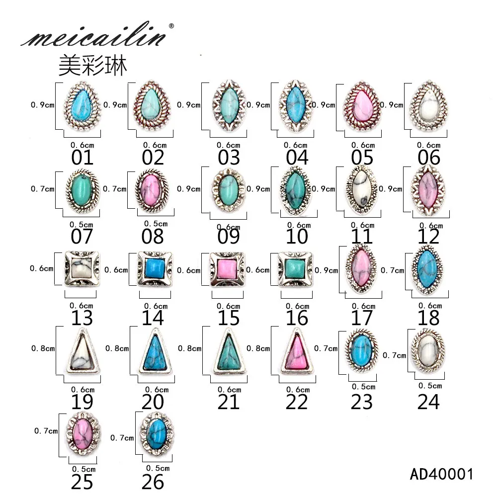 جديد وصول 10 قطعة/الحقيبة الفضة 3D سبيكة معدنية مسمار الفن زينة حجر الراين لالمسامير جوهرة حُليات المجوهرات على مشذب الاظافر لوازم