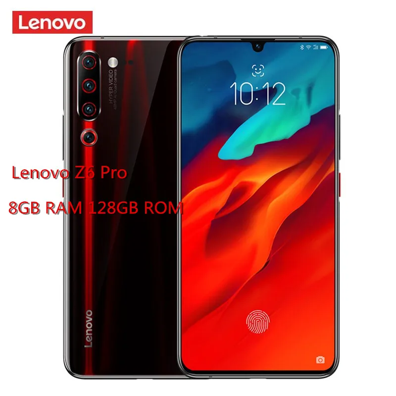 

Lenovo Z6 Pro 4G smartphone 6.39'' Android 9.0 Snapdragon 855 Octa Core 8GB RAM 128GB ROM 48.0MP+16.0MP+8.0MP+2.0MP 4000mAh