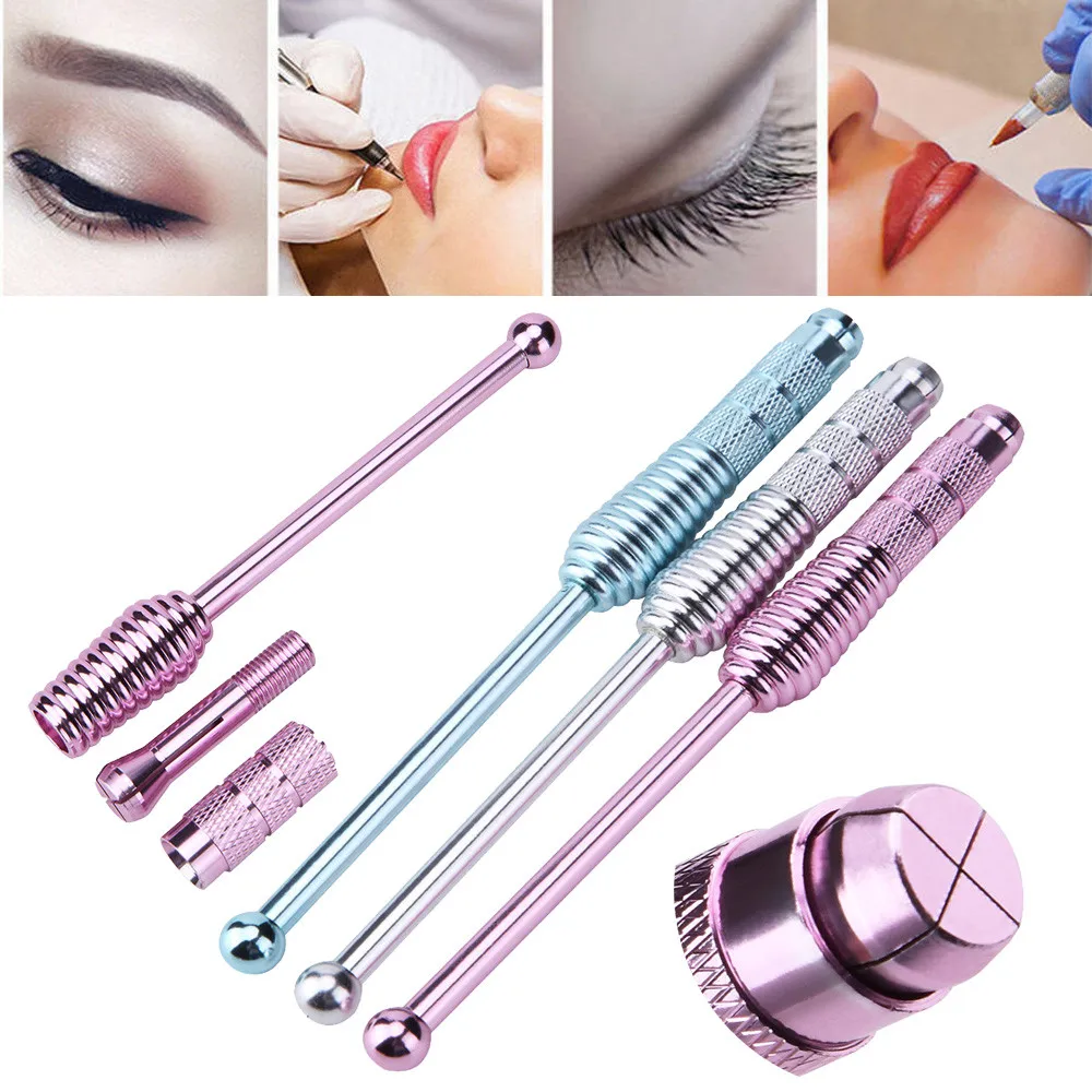 

maquiagem stainless steel circular knitting needle lHalf Permanent Makeup Eyebrow Tattoo Manual Pen Tattoo Machine tatuagem