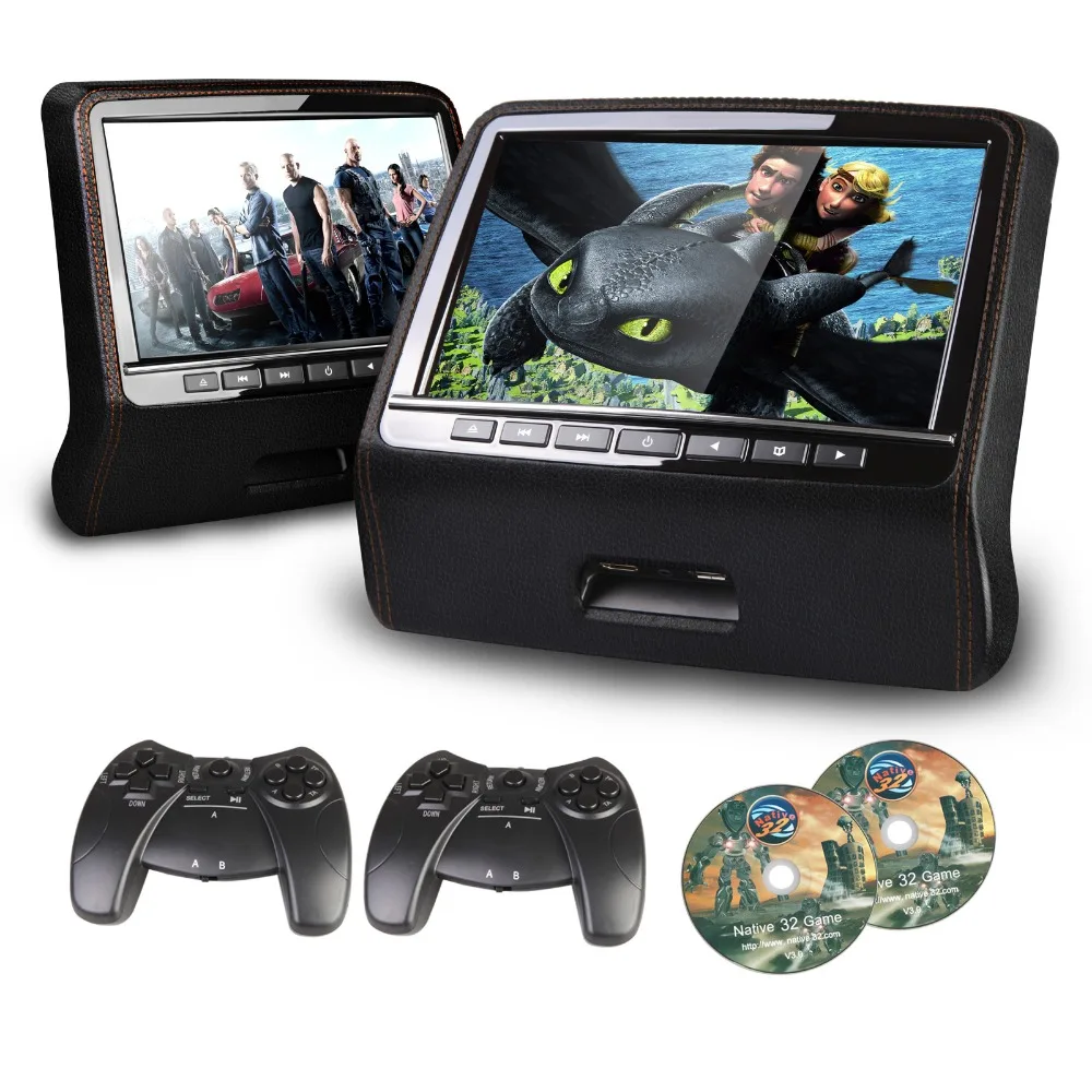 Sale XTRONS 2pcs 9 inch HD Digital TFT Screen Leather Styled Car Headrest DVD Player with HDMI Port car stereo 0 Sale XTRONS 2pcs 9 inch HD Digital TFT Screen Leather Styled Car Headrest DVD Player with HDMI Port car stereo 0