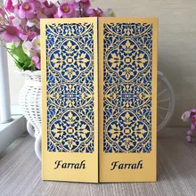 100 шт./лот пользовательское имя и текст уникальные и романтические свадебные приглашения карты любовный бежевый цвет приветствие/Baby Shower приглашения