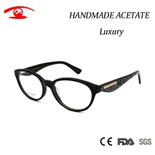 Высокая мода очки женские оптические кошачьи оправа очки винтажные очки Роскошные женские очки оправа с прозрачными линзами