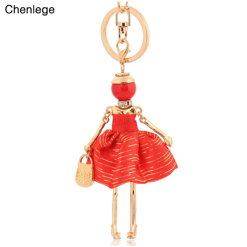 Buy chenlege 2017 new arrival fashion doll keyrings