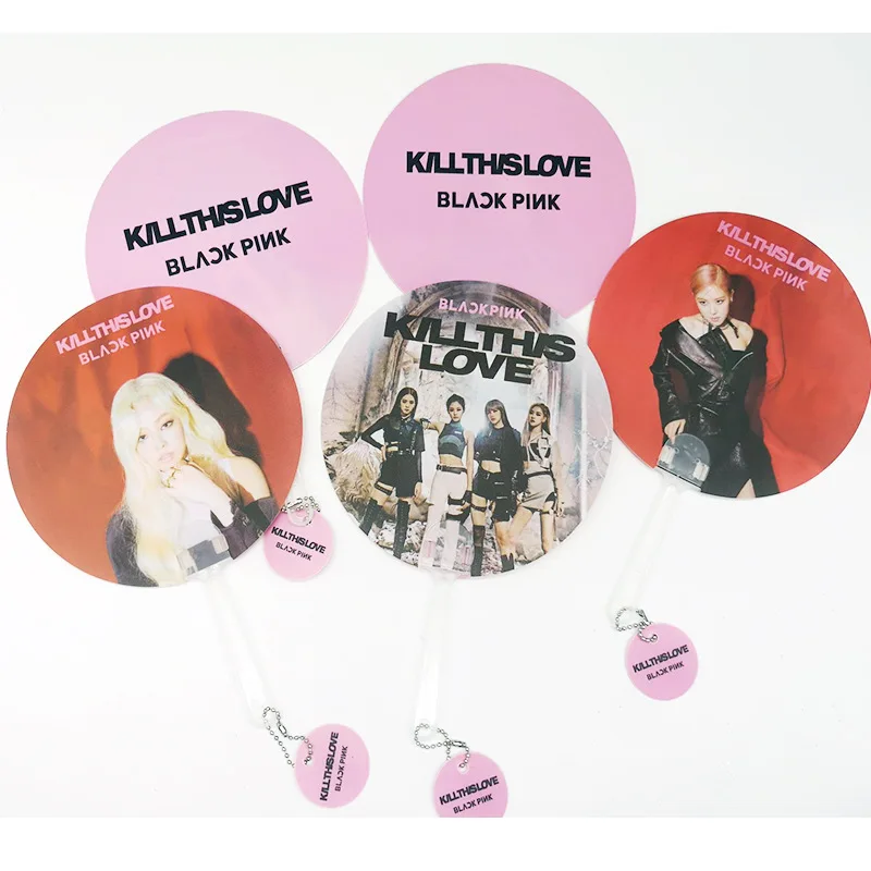 

Kpop Fashion Blackpink Fan Blackpink Kpop Portable Hand Fan Photocard JISOO JENNIE ROSE LISA Fans Gift Party Supplies