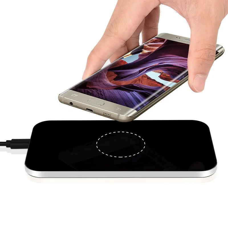 YOTEEN Qi Wireless Charger Wireless Charging Adapter Pad for iPhone 6 6S Wireless Charging Pad
