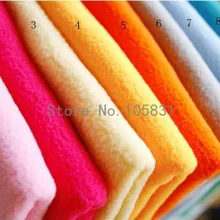 19 шт./лот куклы/Куклы Ремесла плюшевая Лоскутная Ткань мягкая фланелет сплошной цвет флис ткань