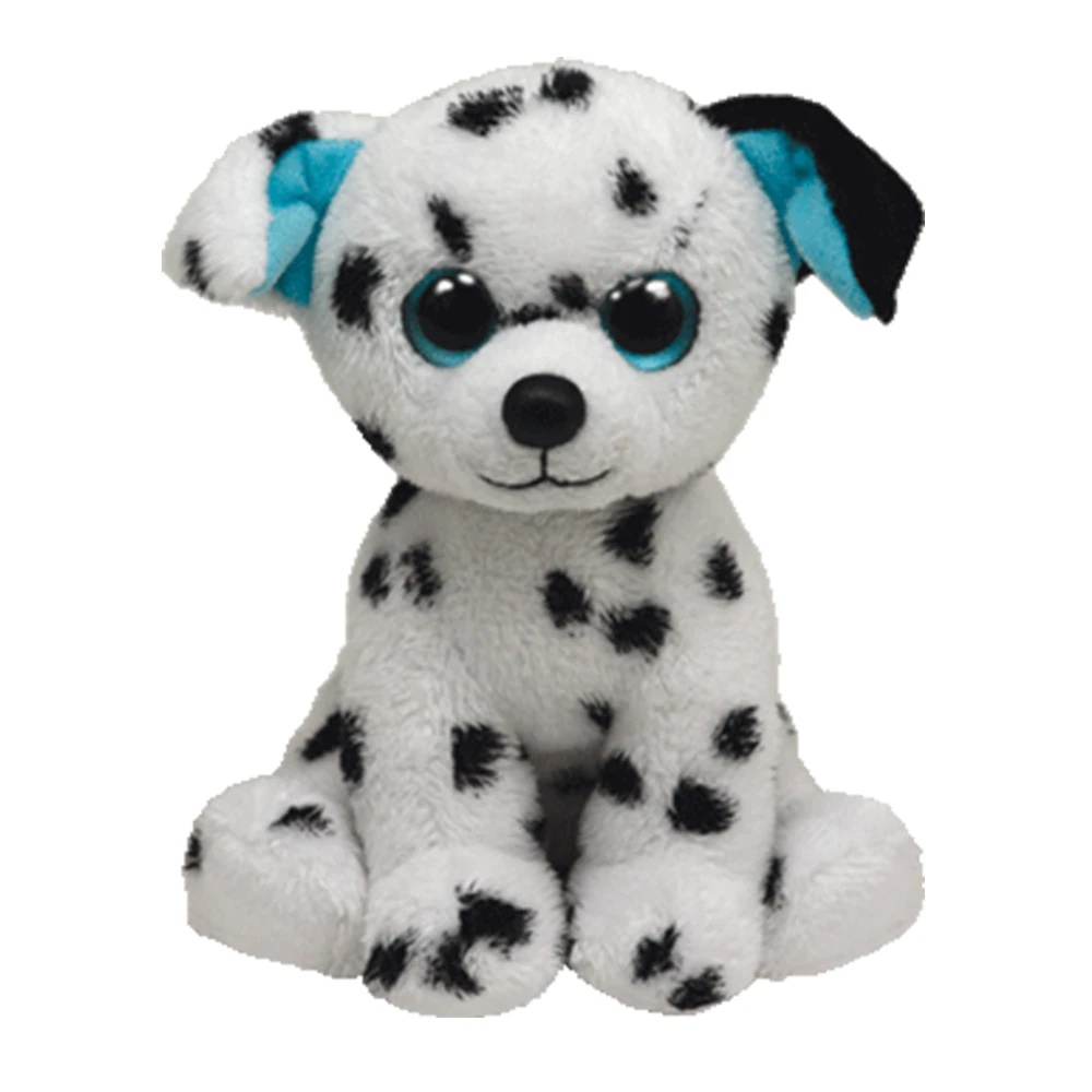 

Pyoopeo Ty Beanie Babies 6" 15cm Hydrant the Dalmatian Dog Plush Regular Stuffed Animal Collection Puppy Doll Toy with Heart Tag