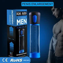 Electric Penis Pump Sex Toys for Men Dildo Enlargement Automatic Vacuum Suction Adult Gays Male Penile Erection Training Extend