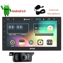 Lastest 7″ Double 2Din Android 6.0 Universal Car gps Radio Quad Core touch screen HD Double din Car GPS Navigation car Head Unit