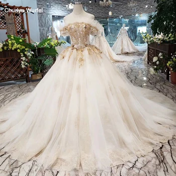 

HTL323 Special sexy Wedding Dress with train off shoulder boat neck bridal dress gown free shipping vestido de noiva princesa
