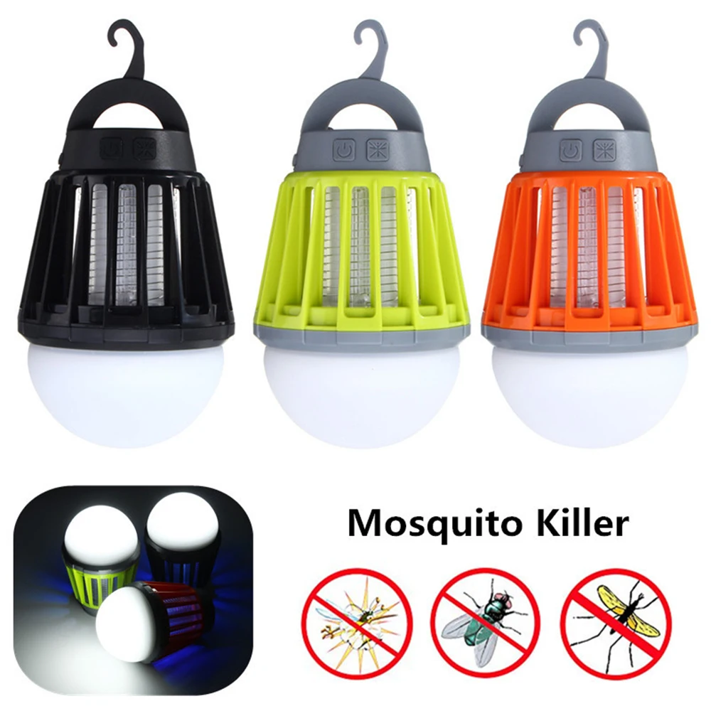 

USB Charging Outdoor SMD 2835 Bulb Portable Mosquitos Repellent Bug Insect Light Waterproof UV Lights Lightning-protection