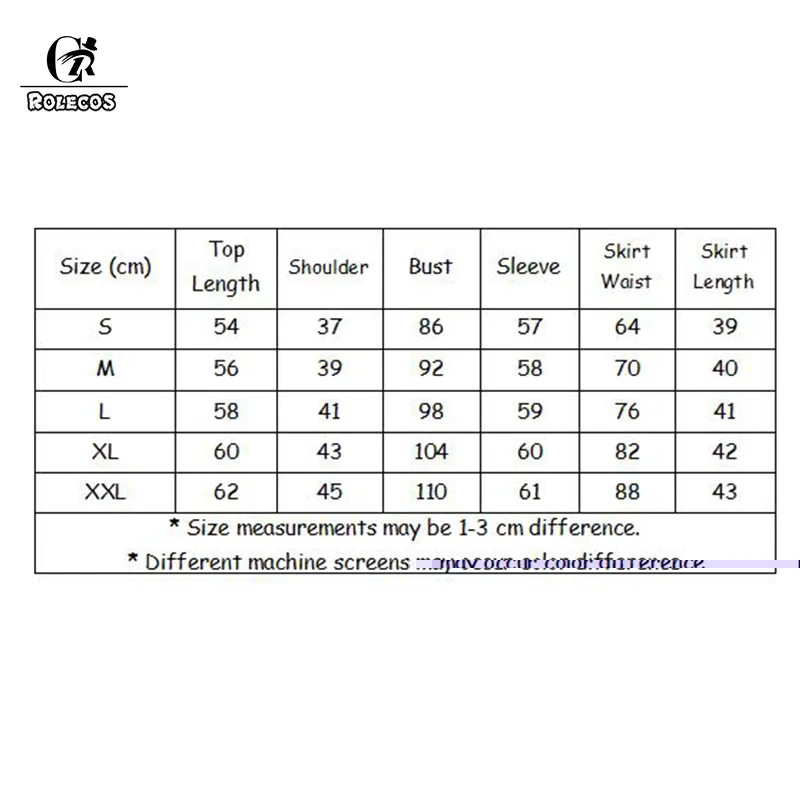 ROLECOS Pop Team Epic Cosplay Costumes for Women - Popuko & Pipimi School Uniform Girl Uniform image 6