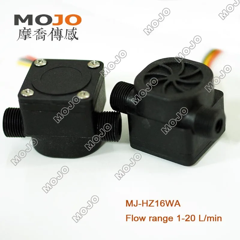 MJ HZ16WA пластиковый датчик расхода воды G3/8 &quotДатчик потока с наружной резьбой 0 5 20
