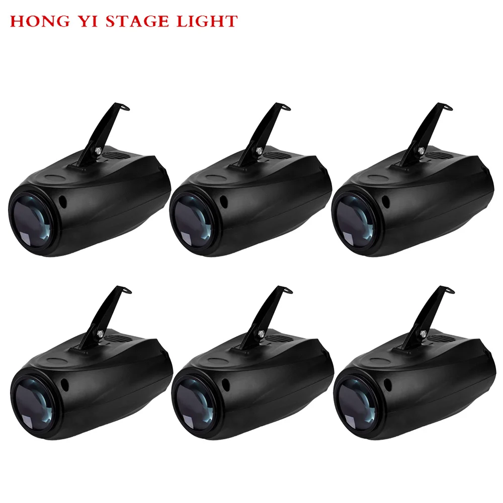 

6pcs/lot Magic Pattern Change Stage Light Projector 64 RGBW LED Beam Moonflower Effect Lights For Xmas Party Wedding