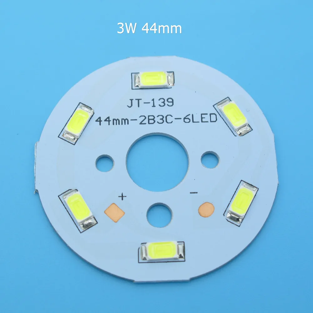 10 шт. SMD5730 светодиодный PCB 2 Вт 3 Вт 20 мм 23 мм 32 мм 40 мм 44 мм белый/натуральный белый/теплый белый светодиодный светильник