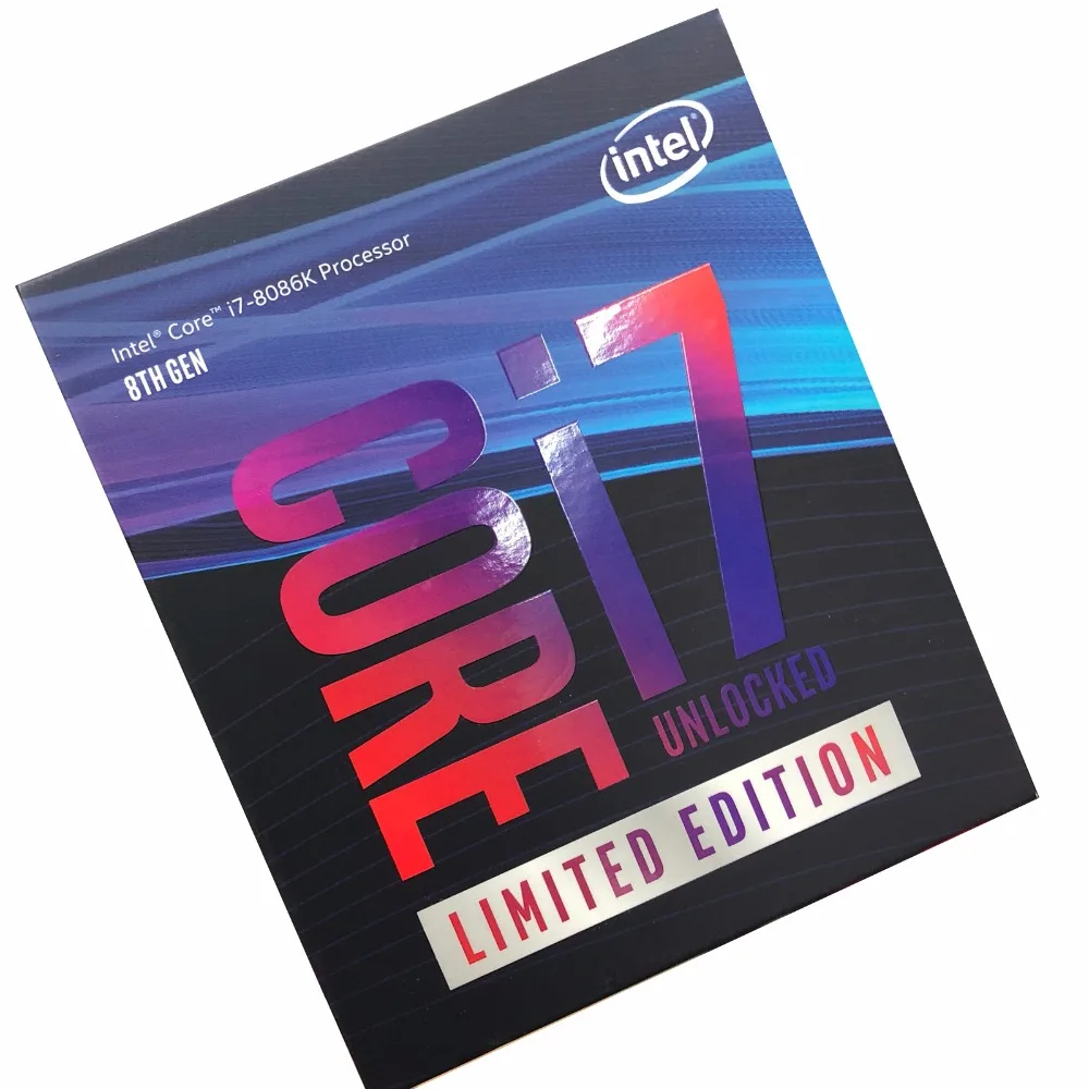 Оригинальная новая коробка процессор Intel Core 8 серии i7-8086K процессор i7 8086K 4,0 GHz 12M 6 ядер LGA1151 также i7 8700K