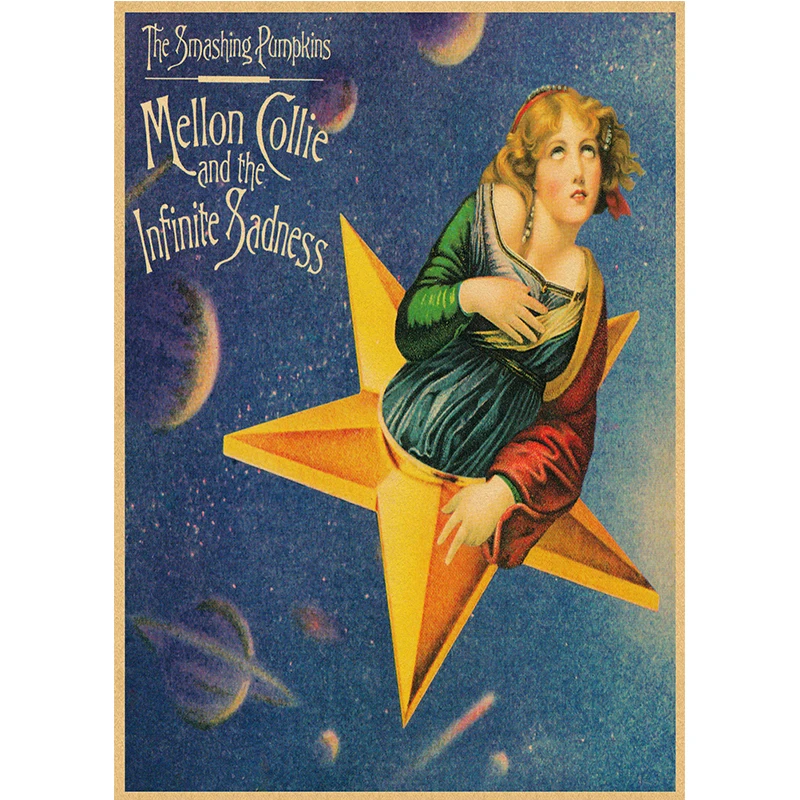 The Smashing Pumpkins альтернативный Поп/Рок Декор для дома крафт бумага кислота камень