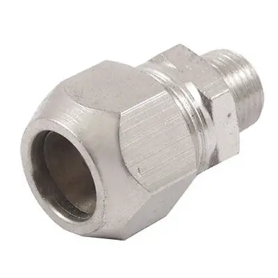 

9.7mm Male Thread 10mm Air Tube Straight Coupler Compression Fittings