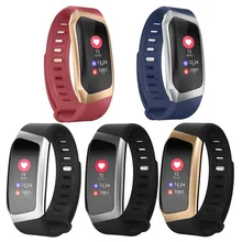 E18 pulseira inteligente monitor de pressão arterial e freqüência cardíaca fitness atividade rastreador à prova dwaterproof água esporte banda