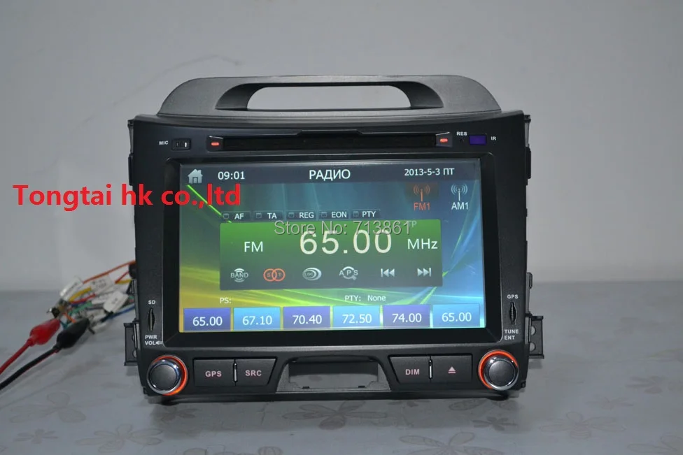 Flash Deal 8" for Kia Sportage 2010 2013 2DIN car dvd player,GPS Navigation,IPOD,BT,TV,radio,wince6.0,touch screen,steering wheel,Russian 3