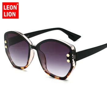

LeonLion Luxury Vintage Leopard Sunglasses Women Travel Metal Retro Eyeglasses For Women Classic Gafas De Sol Mujer UV400