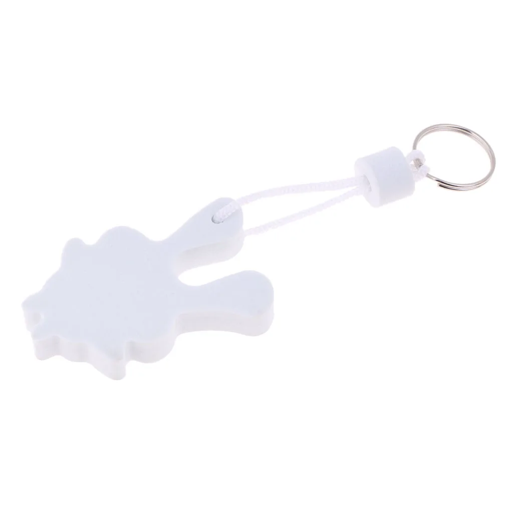 Key Float Floating Key Ring Floatable Keychain Buoyant Key Chain for Water Sports Boating Marine Kayaking Canoeing Fishing