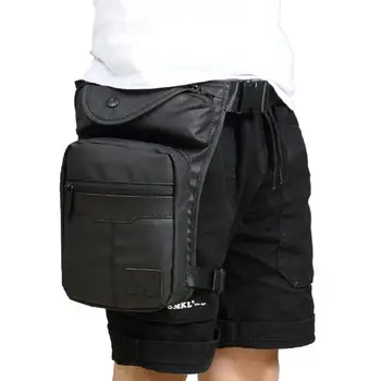 

Men Waterproof Oxford Drop Leg Bag Waist Fanny Pack Belt Hip Bum Military Travel Motorcycle Multi-purpose Messenger Shoulder Bag