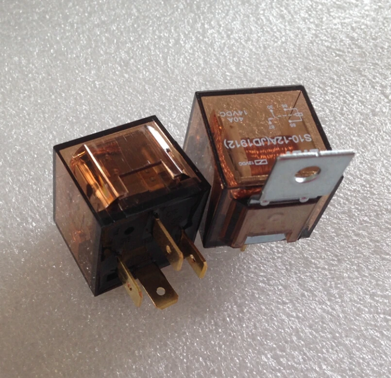 4 Pin JD1912 12V/40A Automobile relay without Insert S10 12A Oil cut