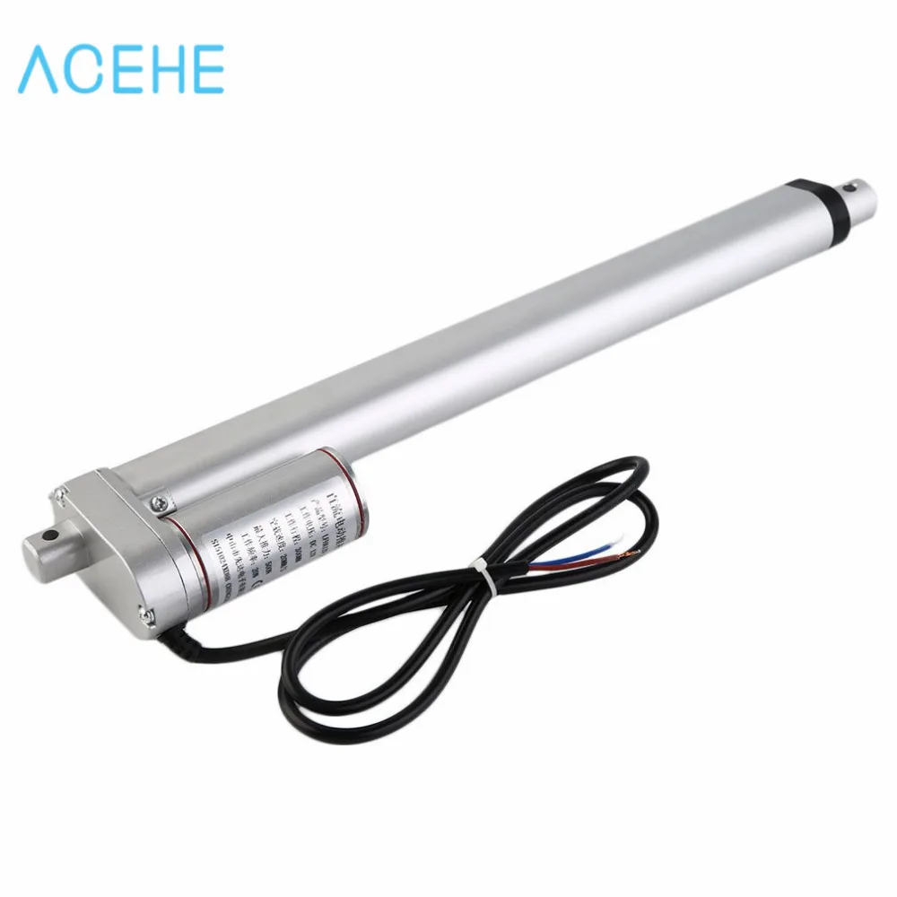 

new 300mm 12" Multi-function Linear Actuator Motor DC12V Stroke Heavy Duty Lift mini electric tubular motor hot sales