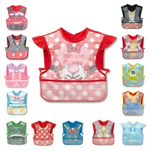 Baberos bebe детские нагрудники из ЭВА Burp Ткани для кормления водонепроницаемый мультфильм печати майки бандана слюнявчик легко чистить baberos для малышей