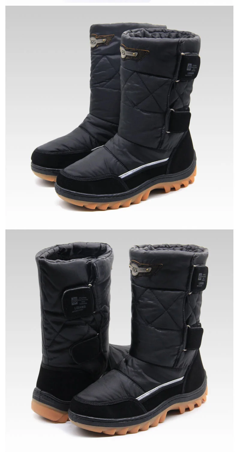 LIBANG зимние ботинки мужские; мужские теплые ботинки; зима обувь мужская; мужская зимняя обувь; обувь мужская сапоги; ботинки мужские зимние; мужские зимние обувь; водонепроницаемые сапоги; ботинки зимнии мужские
