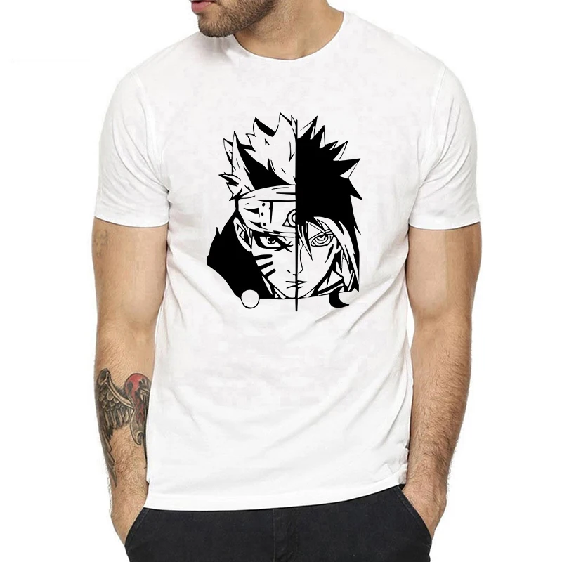 Наруто боруто футболка Для мужчин/wo мужчин Учиха Итачи Uzumaki Naruto SASUKE kakashi Гаара