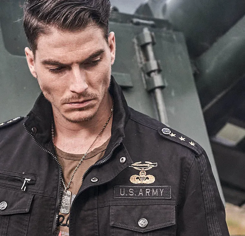 military uniform jacket black 08