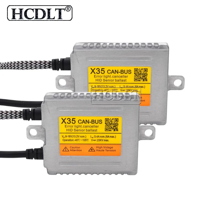 HCDLT HID 35W Xenon Ballast Original DLT X35 Canbus Fast Strat HID Ballast Reactor For 35W Yeaky Cnlight Heartray Xenon HID Kit (2)