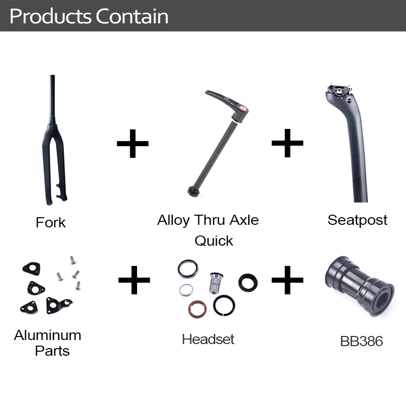 Perfect BXT factory outlet T800 Carbon Road MTB Gravel Bike Frame  thru axle disc brake  DI2 Cyclocross Gravel Carbon Bicycle Frameset 4