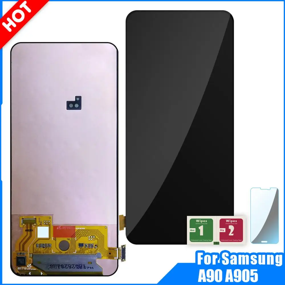 

LCD Display For Samsung Galaxy A90 A905 A905F SM-A905 Display Touch Screen Digitizer Assembly For Samsung A90 LCD Replacement
