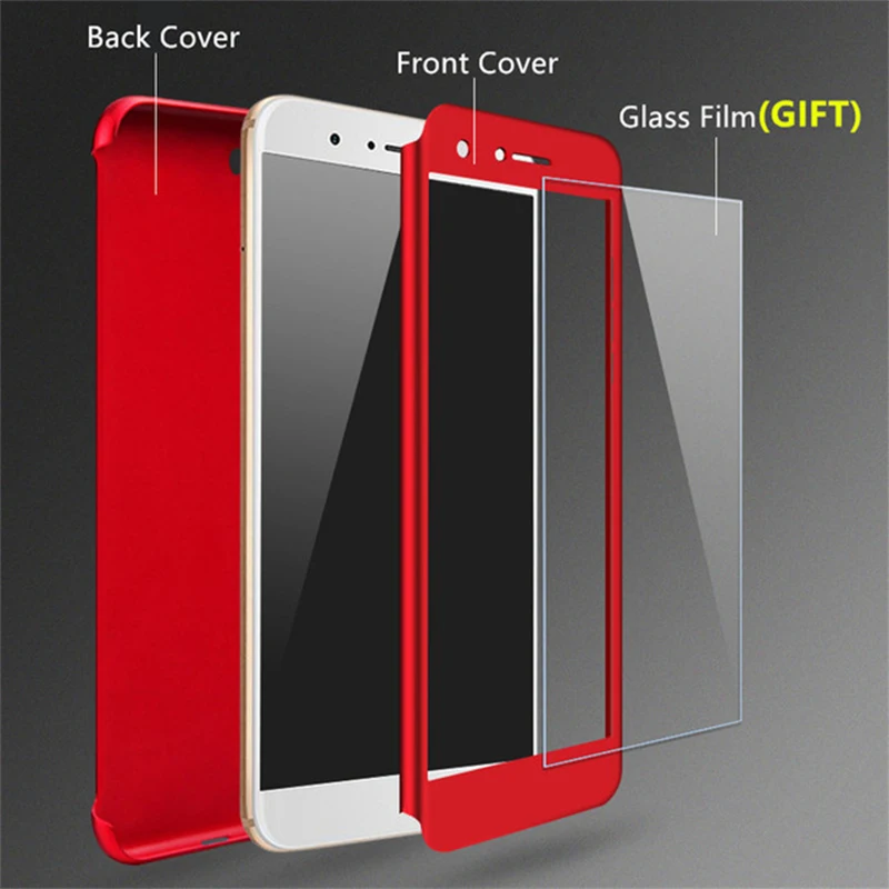 

360 Full Protective Case For Huawei Honor 8X Max V20 V10 V9 10 9 8 Lite 8C 8A 7X 7C 6X PC Phone Cover Hawei Honor V20 Play Glass