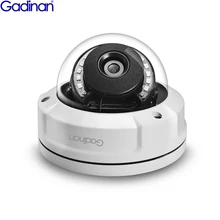 GADINAN H.265 3MP 2MP 1080P IP камера купольная P2P Onvif камера безопасности Антивандальная сигнализация электронная почта ночного видения сеть GADINAN H.265 3MP 2MP 1080P IP камера купольная P2P Onvif камера безопасности Антивандальная сигнализация электронная почта ночного видения сеть