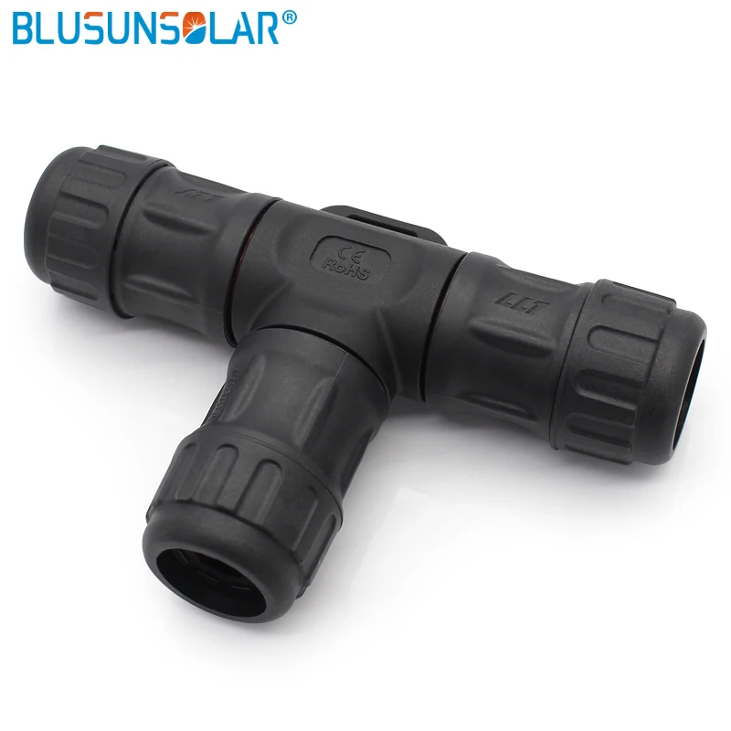 

T25 2pin IP67 waterproof connector 380V 30A male/female T-shape connector