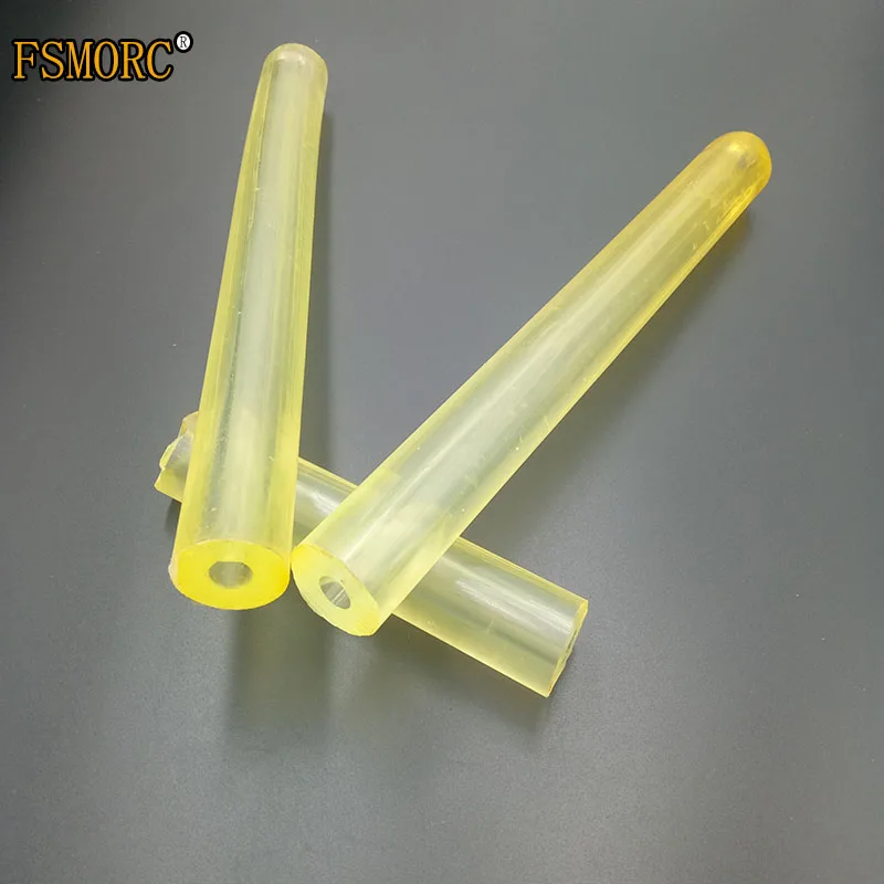 Polyurethane Hollow Rod Construction Machinery PU Plastic Bar Inner Hole Aperture 8 10 12mm /diameter 18~120mm