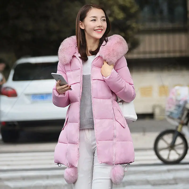 Plus Size 5XL 6XL Winter Jacket Women Coat Parka Hooded Warm Thicken Jacket Coat Long Sleeve Outerwear Winter Women's Coat Q951
