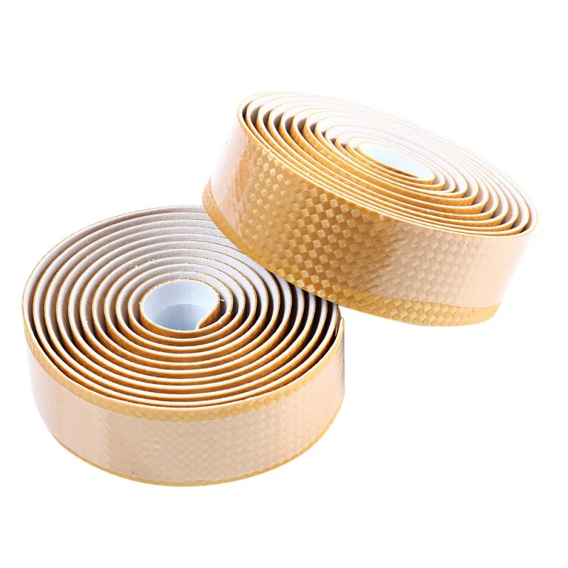 Best 2017 Bicycle Handlebar Tapes Cycling Bike Sports Bike Cork Handlebar Tape 2 Bar Plugs Carbon Fiber Belts Strap Bicycle Accessory