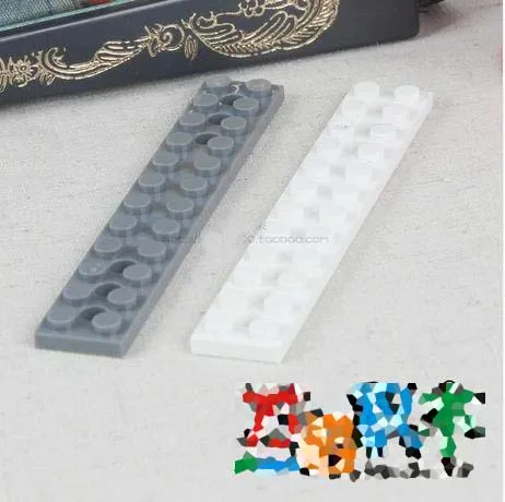 

Elements Brick Parts 2445 Plate 2x12 with 11 holes Classic Piece Building Block Toy Accessory Bricklink 572