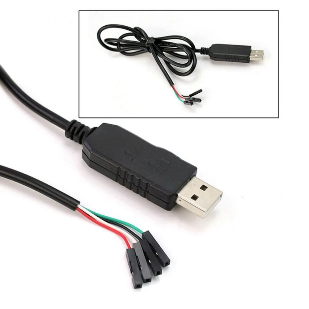 PL2303 PL2303HX USB в ttl кабель 4 Pin RS232 модуль USB конвертер Последовательный Кабель-адаптер PL2303HX конвертер скачать кабель